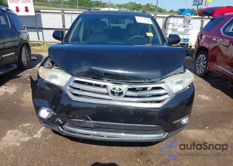 2012 Toyota Highlander Se V6 из США, поврежденный, VIN 5TDZK3EH8CS089125